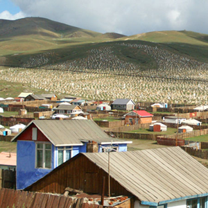 Mongolia town